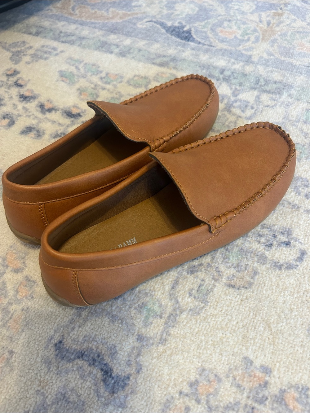 Kids Classic Tan Slip-On Dress Loafers